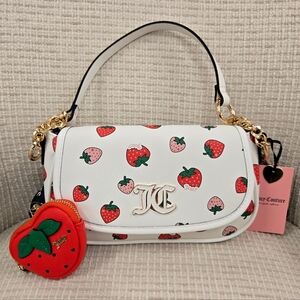 NEW Juicy Couture Strawberry Crossbody Handbag